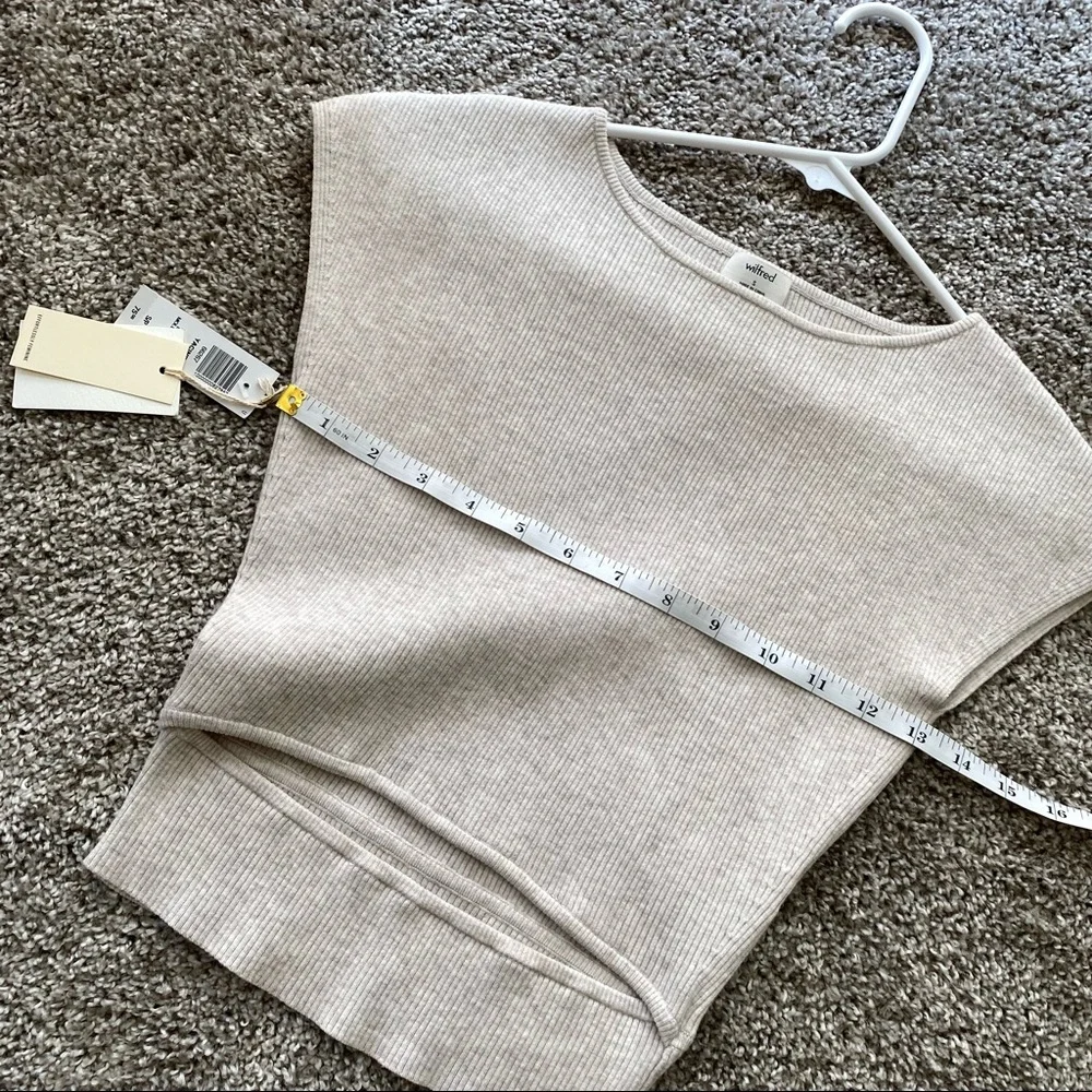 Wilfred Sweater Ribbed Top - Picture 7 of 8